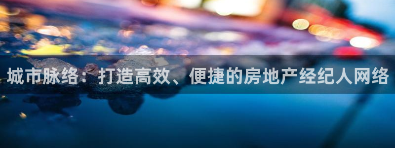 新宝5总代：城市脉络：打造高效、便捷的房地产经纪人网络