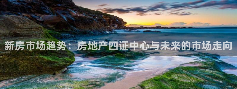 新宝5怎么代理：新房市场趋势：房地产四证中心与未来的市场走向