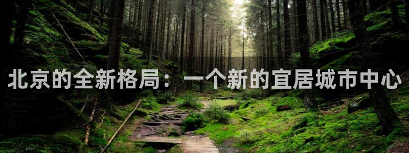 新宝5系列：北京的全新格局：一个新的宜居城市中心