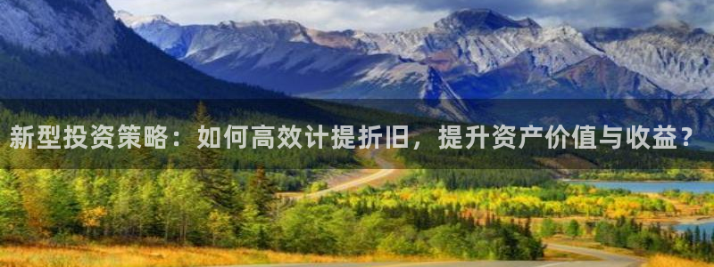 新宝5官网霸：新型投资策略：如何高效计提折旧，提升资产价值与