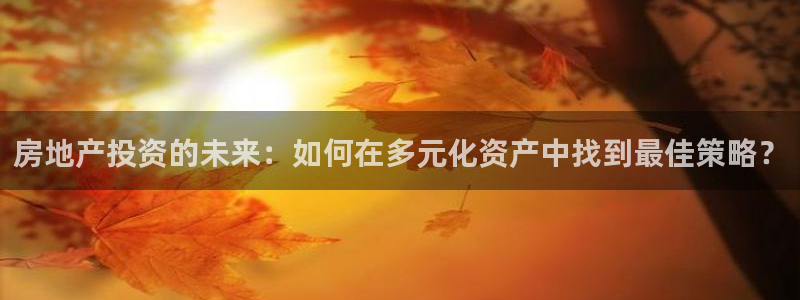 i新宝5：房地产投资的未来：如何在多元化资产中找到最佳策略？