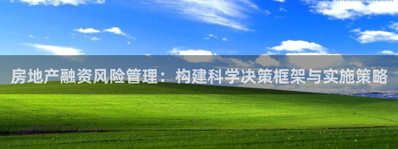 新宝5下载app：房地产融资风险管理：构建科学决策框架与实施