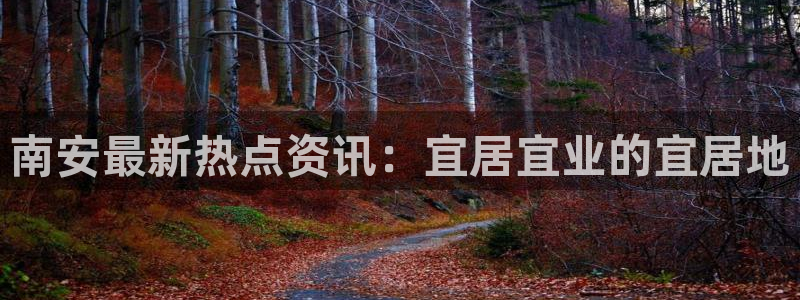 新宝5下载网址：南安最新热点资讯：宜居宜业的宜居地