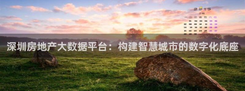 新宝5湫333 00：深圳房地产大数据平台：构建智慧城市的数