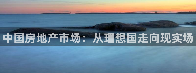 新宝5玩法：中国房地产市场：从理想国走向现实场