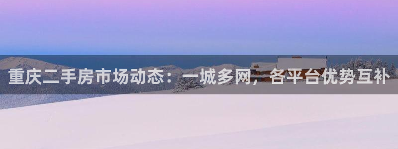 新宝5平台注册公司：重庆二手房市场动态：一城多网，各平台优势
