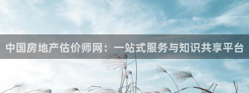 新宝5注册测速登录：中国房地产估价师网：一站式服务与知识共享