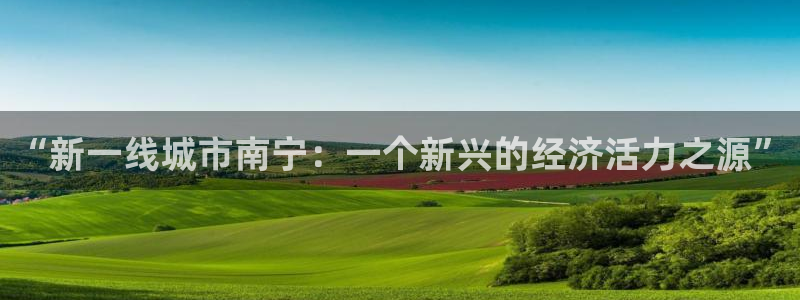 新宝5平台登录：“新一线城市南宁：一个新兴的经济活力之源”