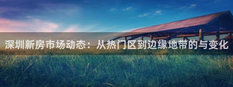 新宝5彩票平台登陆：深圳新房市场动态：从热门区到边缘地带的与
