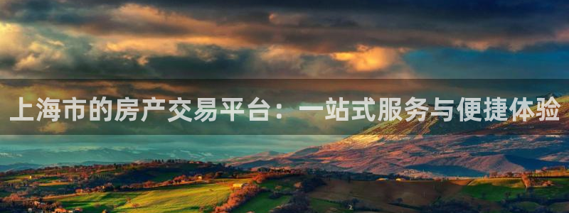 新宝5寂创33300散：上海市的房产交易平台：一站式服务与便