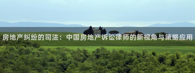 新宝5浗维33 300：房地产纠纷的司法：中国房地产诉讼律师