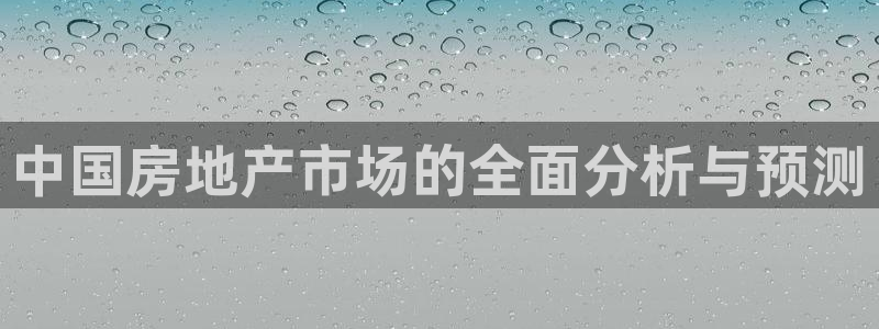 新宝5官方：中国房地产市场的全面分析与预测