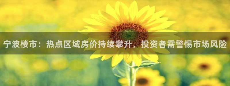 新宝5安卓版：宁波楼市：热点区域房价持续攀升，投资者需警惕市