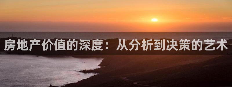 新宝5电脑登录网址：房地产价值的深度：从分析到决策的艺术