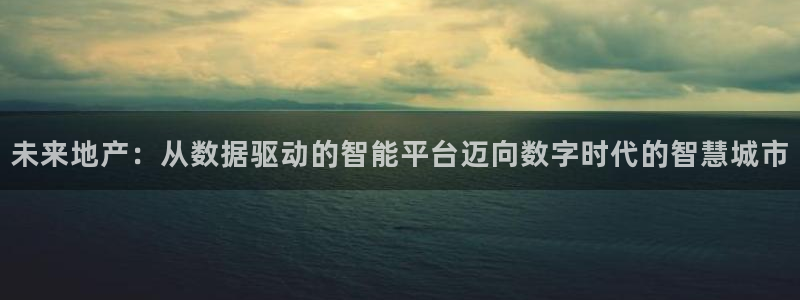 新宝5飞355051：未来地产：从数据驱动的智能平台迈向数字